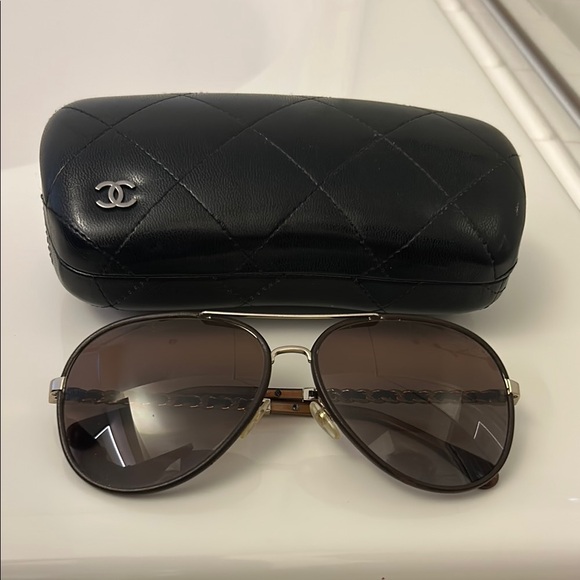 Metal Polarized Pilot Winter Sunglasses 4219-Q Brown - Picture 1 of 6